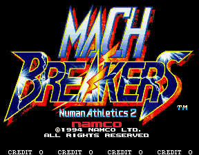 Mach Breakers - Numan Athletics 2 (Japan) Title Screen